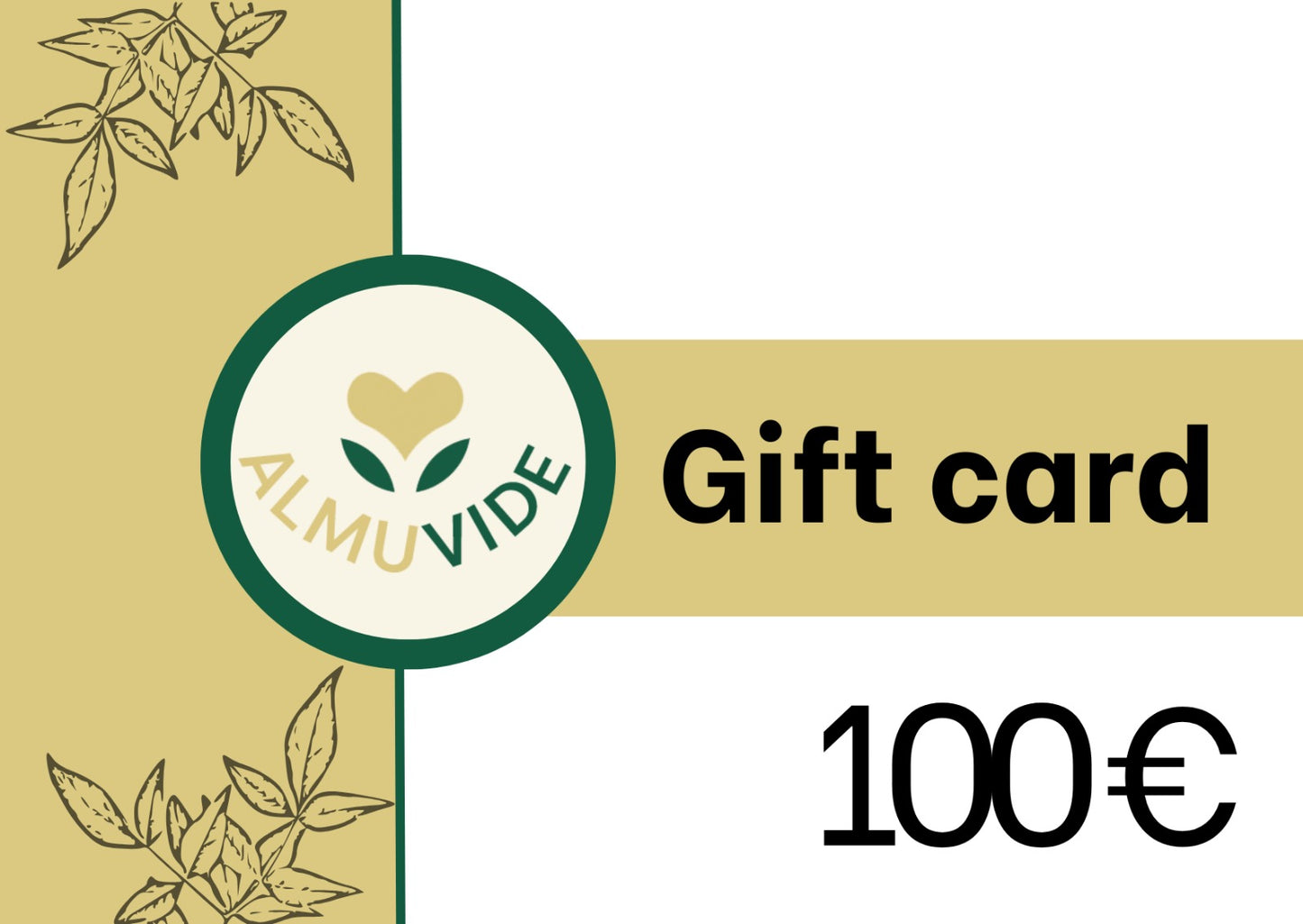 Almuvide gift card