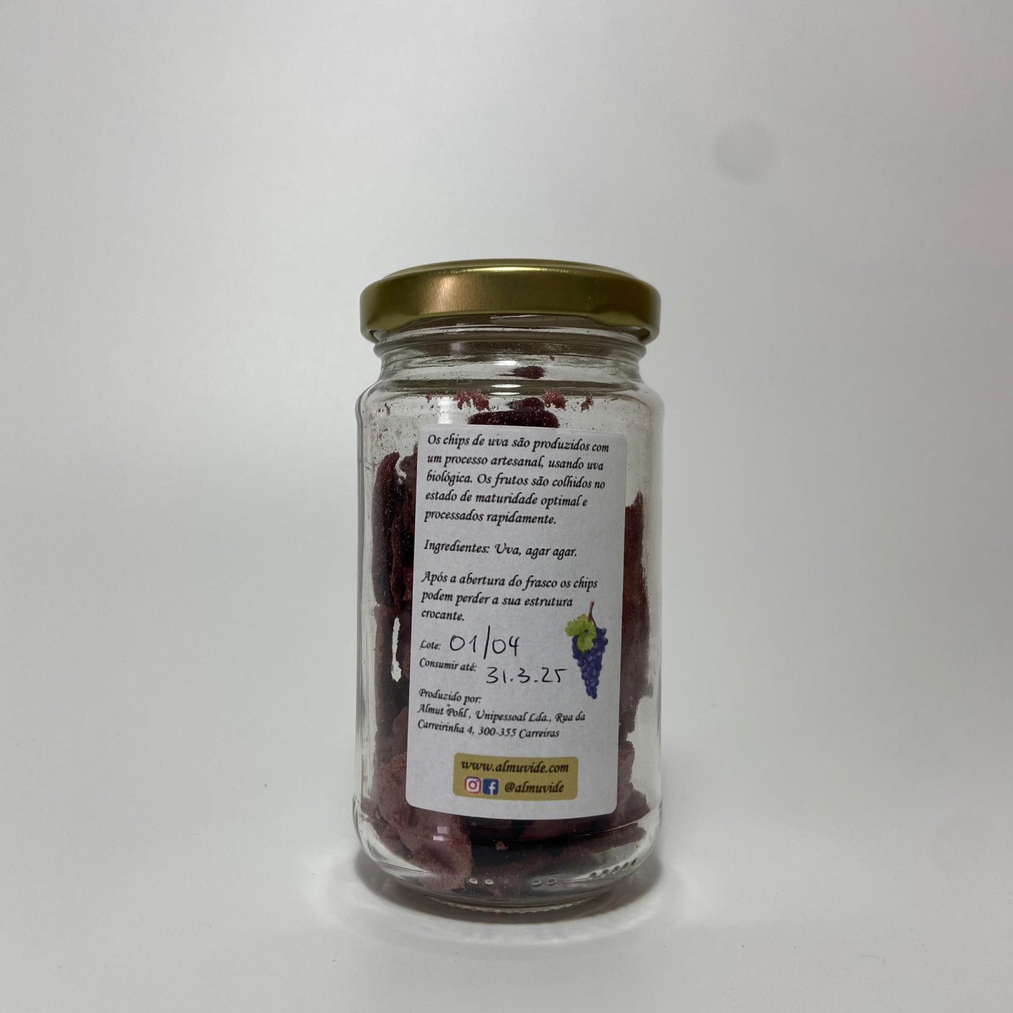 Dehydrierter Traubensnack